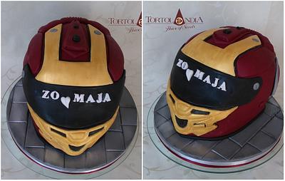 Iron man helmet - Cake by Tortolandia