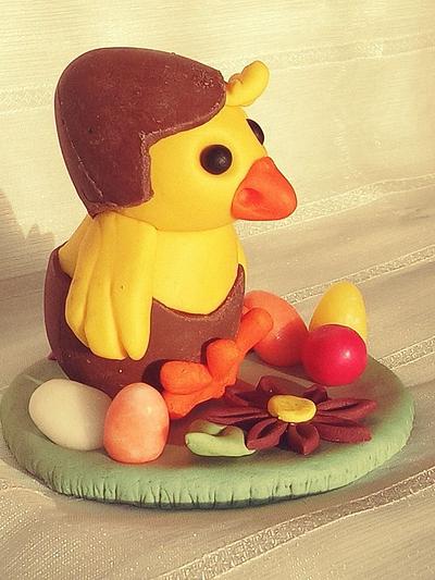 Easter chicken - Cake by Édesvarázs