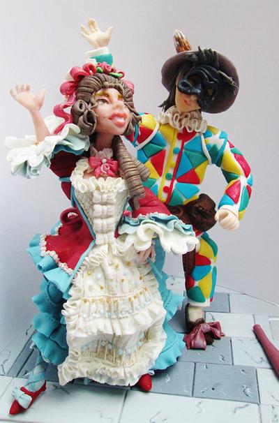 venetian costumes 3 - Cake by Maria  Teresa Perez