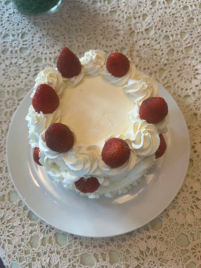 Strawberry Shortcake For Hubby - Cake by Julia 