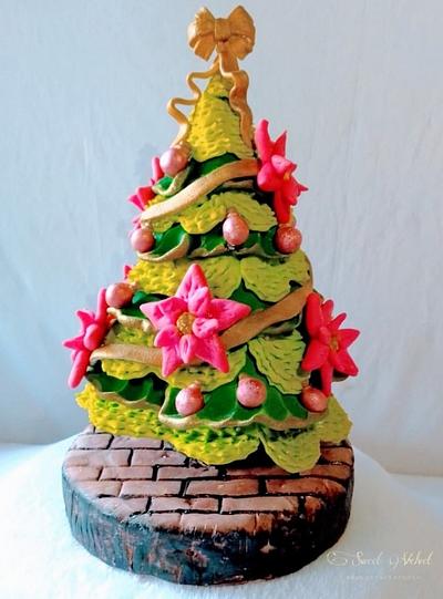 The Pine Tree a Story of Christmas - Cake by SV Sugar Art Studio