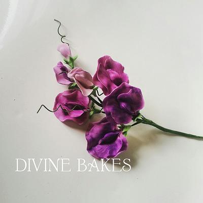 Sweet Peas - Cake by Divine Bakes