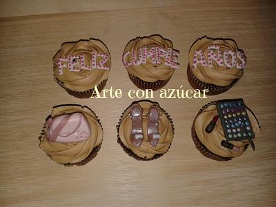 Make up cupcakes - Cake by gabyarteconazucar