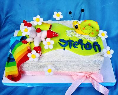 colour full cake - Cake by Suciu Anca