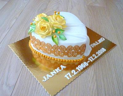 50 years together  - Cake by Janka
