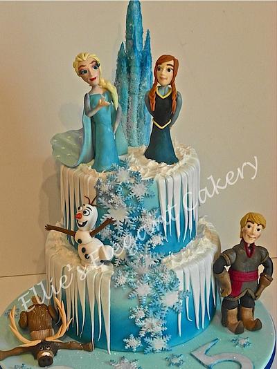 Frozen :) - Cake by Ellie @ Ellie's Elegant Cakery