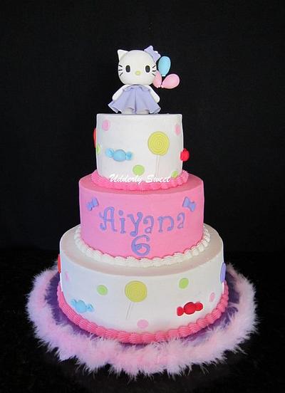 Hello Kitty Candy Cake - Cake by Michelle