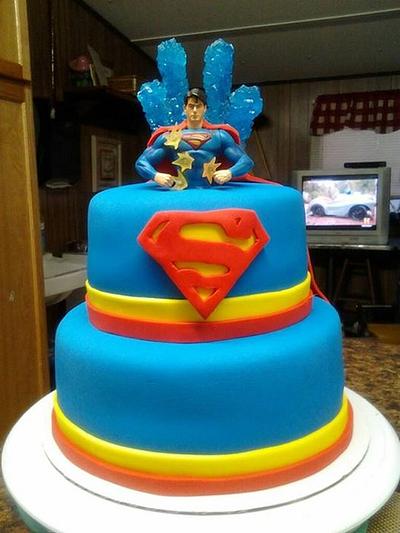 superman - Cake by thomas mclure
