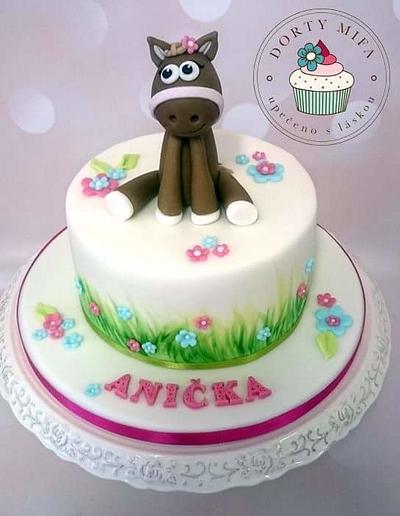 Cute horse cake  - Cake by Michaela Fajmanova
