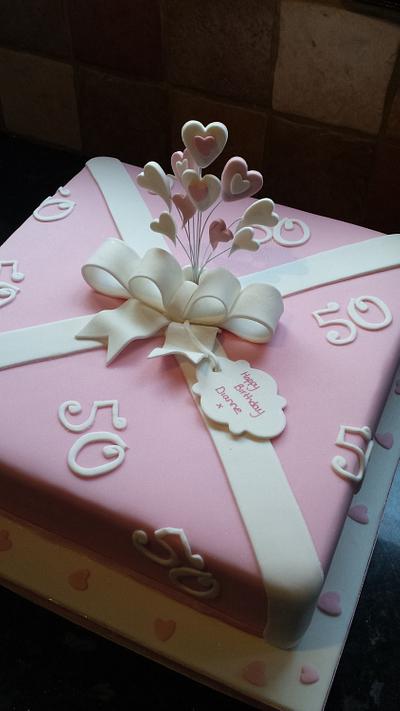 present cake x - Cake by nannyscakes