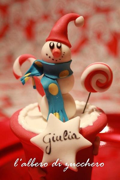 Christmas place holder - Cake by L'albero di zucchero