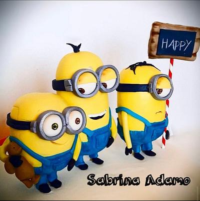 Minions  - Cake by Sabrina Adamo 