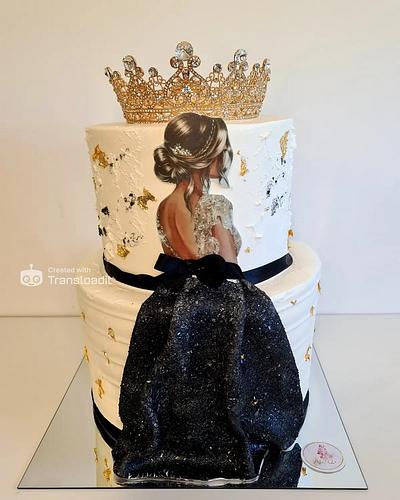 Formal dress cake - Cake by Tortebymirjana