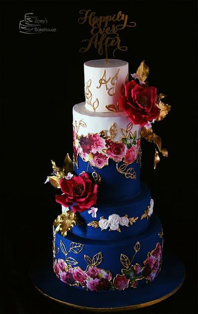 Garden of Roses - Cake by Zoeys Bakehouse