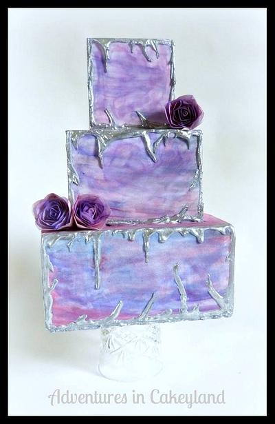 Watercolour cake - Cake by Adventures in Cakeyland