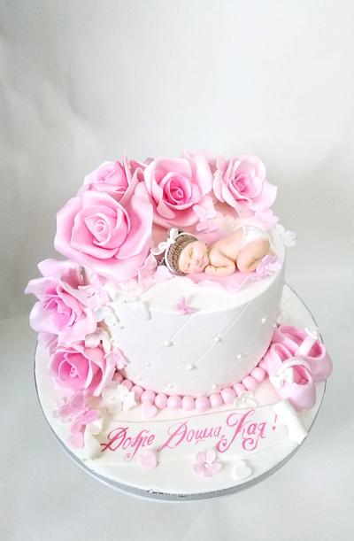 Welcome sweet baby - Cake by Tanya Shengarova