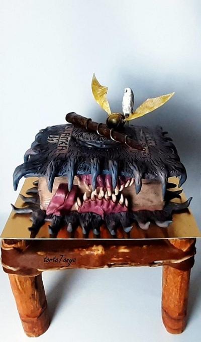Harry Potter - Monster book - Cake by tortaTanya