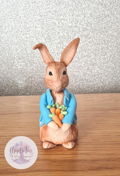 Peter Rabbit cake topper  - Cake by Steph Nimmo