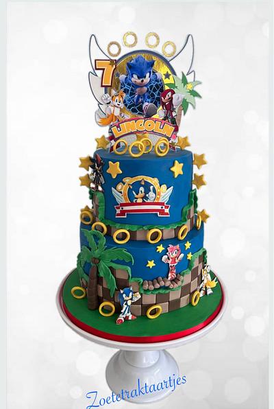 Sonic Cake  - Cake by Mo