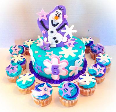 Frozen Cake - Cake by Cups-N-Cakes 