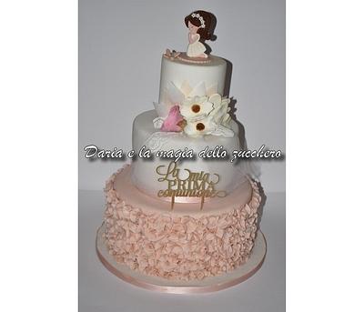 first communion cake  - Cake by Daria Albanese
