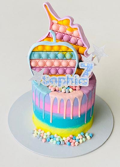 Poppit cake  - Cake by Rhona