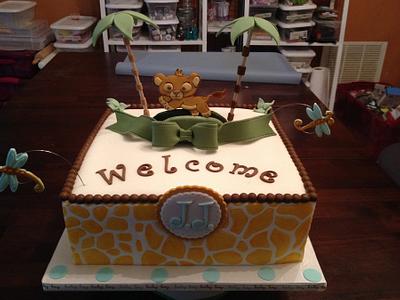 Lion King (Simba) Baby Shower cake - Cake by DeliciousCreations
