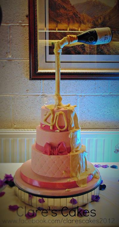 My First ever Gravity Cake :) - Cake by Clare's Cakes - Leicester