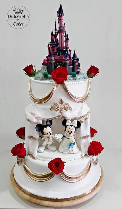 Disney Wedding Cake - Cake by Dulcerella Cakes