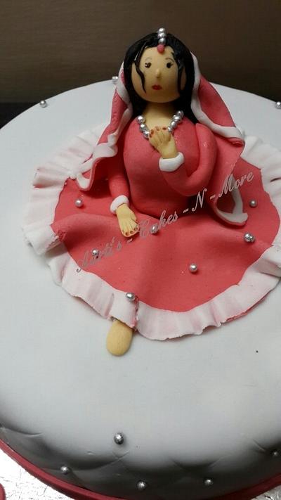 an indian dancer  - Cake by aarti