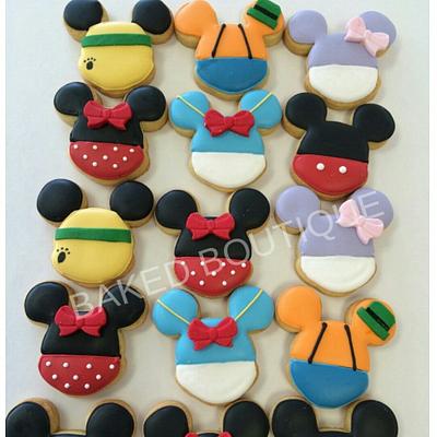 Mickey mouse clubhouse cookies - Cake by Baked Boutique