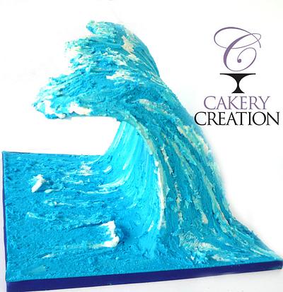 3D wave cake - Cake by Cakery Creation Liz Huber