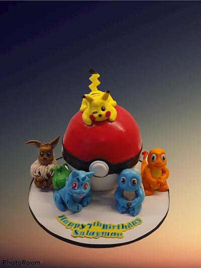 Pokemon cake  - Cake by The Custom Piece of Cake