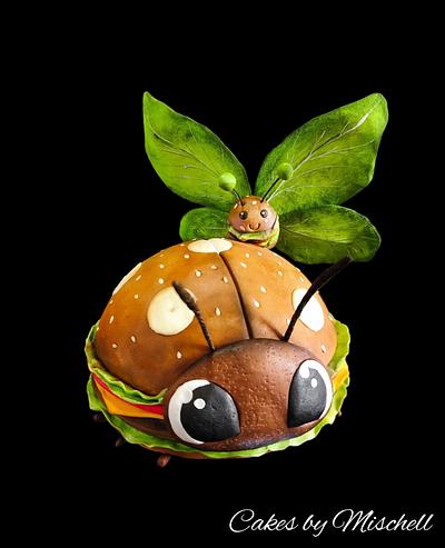 Burger lady :) - Cake by Mischell