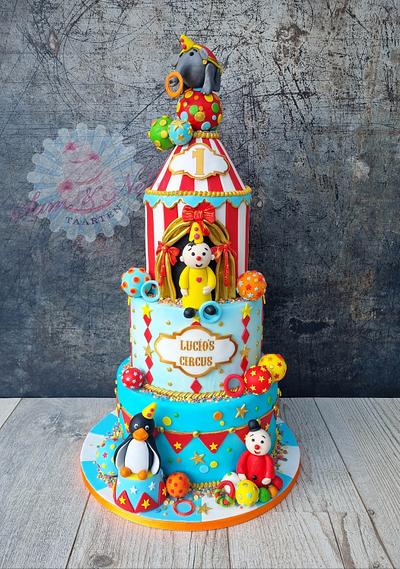 Circus cake - Cake by Sam & Nel's Taarten