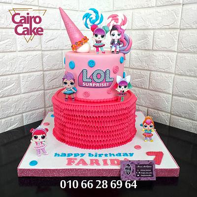 Lol Surprise Cake - Cake by Ahmed - Cairo Cake احلى تورتة