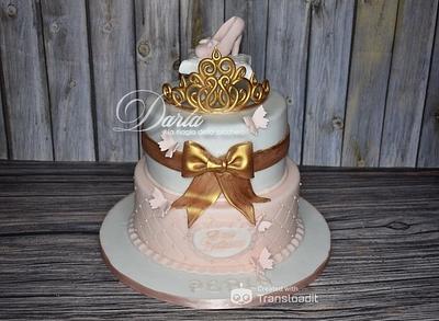 Tiara Princess baptism cake - Cake by Daria Albanese