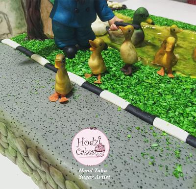 Make Way For Ducklings-Classic Childrens Books Contemporary Version 2nd Edition - Cake by Hend Taha-HODZI CAKES