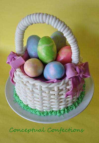 Easter Basket - Cake by Jessica