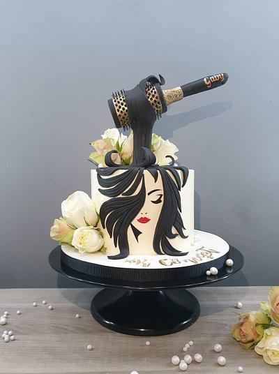 Hairdresser cake - Cake by Radoslava Kirilova (Radiki's Cakes)