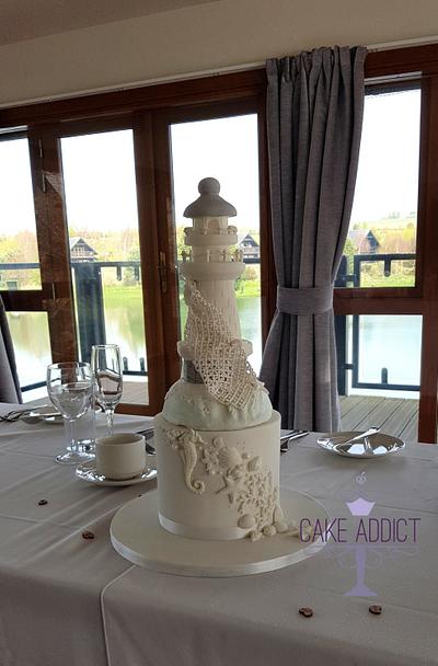 Light house Wedding cake - Cake by Cake Addict