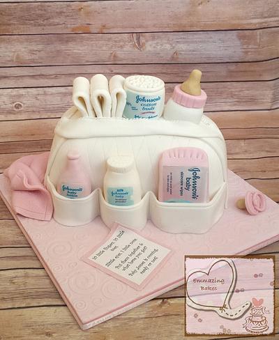 Baby bag cake - Cake by Emmazing Bakes