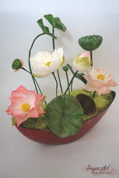 Lotus ❤️ - Cake by Erika Amelia Ersek