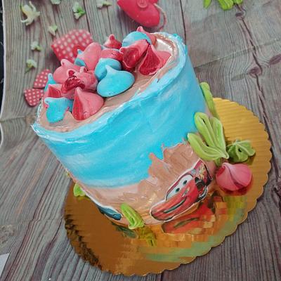 Italian meringue cake  - Cake by Pelusas