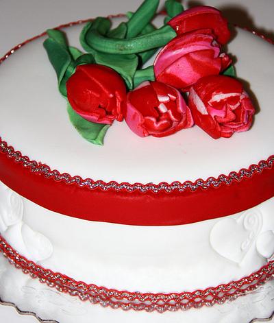 Tulips - Cake by Sweetz Cakes