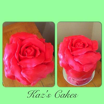Red Rose - Cake by Karen