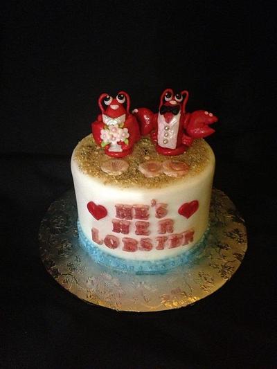 He's Her Lobster!! <3 - Cake by beth78148