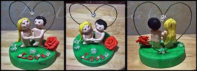 Love is.... happy Valentine's day - Cake by Daniela Morganti (Lela's Cake)