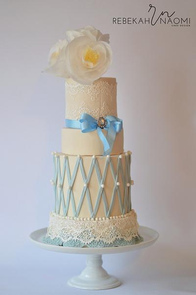 Something Blue - Cake by Rebekah Naomi Cake Design