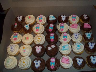 Baby shower Cupcakes - Cake by Alicia Morrell